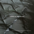 quilted thermal fabric,100% polyester embroidered for down coat,jacket and garment